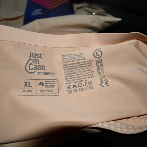 Just n Case by Confitex Woman Full Briefs in Beige Size XL #JC200201-XL NWT - Picture 5 of 5